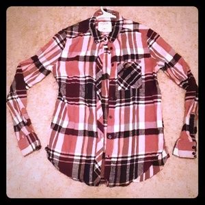 Plaid button up shirt